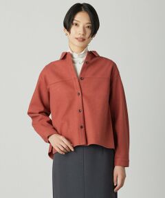 L size ONWARD(大きいサイズ) / エルサイズオンワード シャツ・ブラウス | メルトンジャージー シャツ