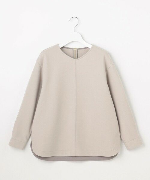 L size ONWARD(大きいサイズ) / エルサイズオンワード カットソー | メルトンジャージー Vネック カットソー | 詳細11