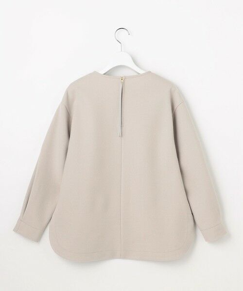 L size ONWARD(大きいサイズ) / エルサイズオンワード カットソー | メルトンジャージー Vネック カットソー | 詳細12