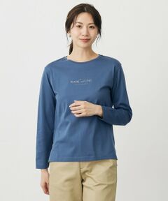 L size ONWARD(大きいサイズ) / エルサイズオンワード カットソー | ロゴ Tシャツ