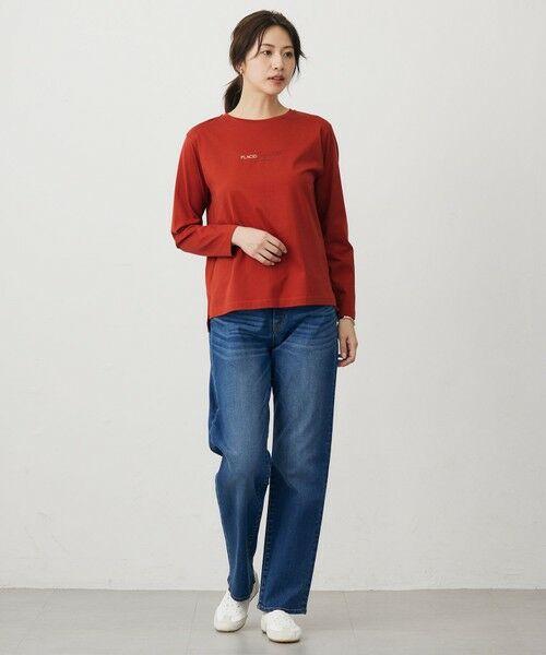 L size ONWARD(大きいサイズ) / エルサイズオンワード カットソー | ロゴ Tシャツ | 詳細7