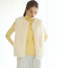 L size ONWARD(大きいサイズ) / エルサイズオンワード カットソー | 【SLOW/一部店舗限定】シアーフライス タートルネック カットソー