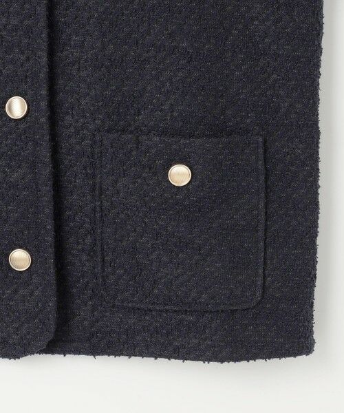 L size ONWARD(大きいサイズ) / エルサイズオンワード カットソー | 【洗える】ネップツイード ジャケット | 詳細10