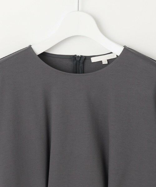 L size ONWARD(大きいサイズ) / エルサイズオンワード カットソー | クリアコットンポンチタックジャージ カットソー | 詳細7