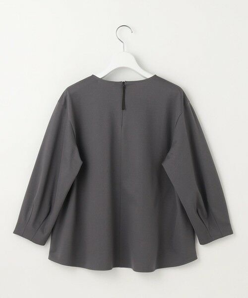 L size ONWARD(大きいサイズ) / エルサイズオンワード カットソー | クリアコットンポンチタックジャージ カットソー | 詳細10