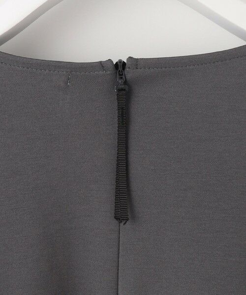 L size ONWARD(大きいサイズ) / エルサイズオンワード カットソー | クリアコットンポンチタックジャージ カットソー | 詳細11