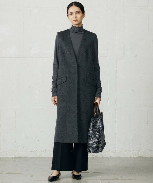 L size ONWARD(大きいサイズ) / エルサイズオンワード カットソー | 【SHIHOさん着用】シアーツイストインナー トップス | 詳細16