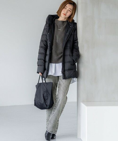 L size ONWARD(大きいサイズ) / エルサイズオンワード カットソー | 【VERY掲載/洗える】ナチュラルコットンベア シャツレイヤード カットソー | 詳細12