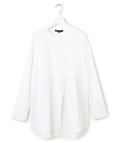 L size ONWARD(大きいサイズ) / エルサイズオンワード カットソー | 【VERY掲載/洗える】ナチュラルコットンベア シャツレイヤード カットソー | 詳細18