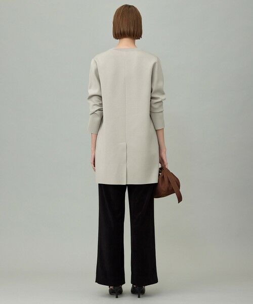 L size ONWARD(大きいサイズ) / エルサイズオンワード カーディガン・ボレロ | 【洗える】 アセテートミラノ ロングカーディガン | 詳細9