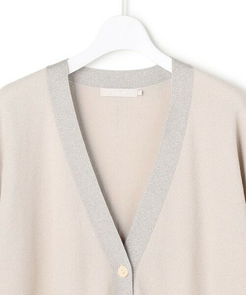L size ONWARD(大きいサイズ) / エルサイズオンワード カーディガン・ボレロ | 【洗える】 ウールテンセルミニブークレ カーディガン | 詳細5