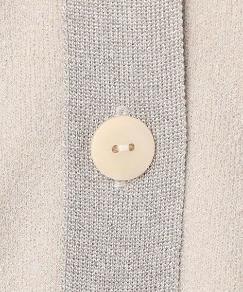 L size ONWARD(大きいサイズ) / エルサイズオンワード カーディガン・ボレロ | 【洗える】 ウールテンセルミニブークレ カーディガン | 詳細8
