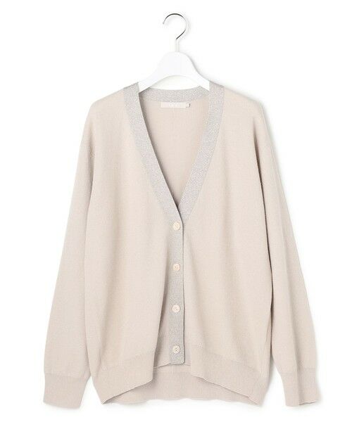 L size ONWARD(大きいサイズ) / エルサイズオンワード カーディガン・ボレロ | 【洗える】 ウールテンセルミニブークレ カーディガン | 詳細3