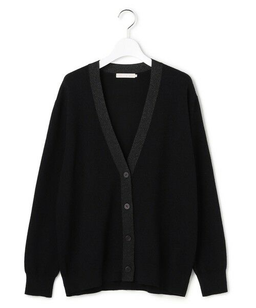 L size ONWARD(大きいサイズ) / エルサイズオンワード カーディガン・ボレロ | 【洗える】 ウールテンセルミニブークレ カーディガン | 詳細15