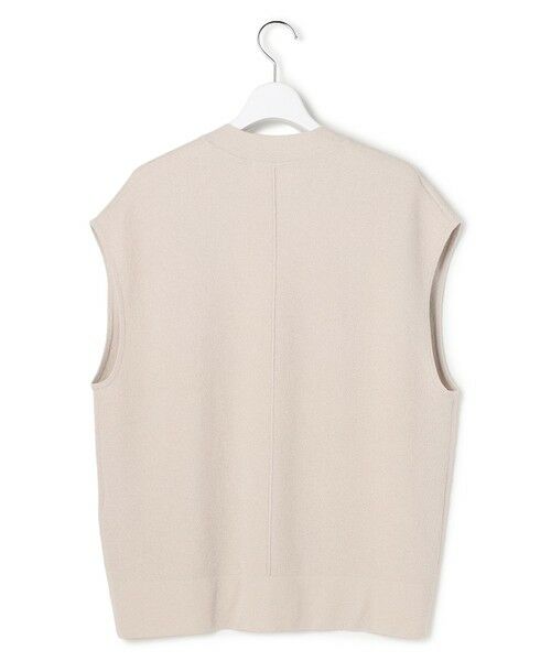 L size ONWARD(大きいサイズ) / エルサイズオンワード ベスト | 【洗える】 ウールテンセルミニブークレ ニットベスト | 詳細5