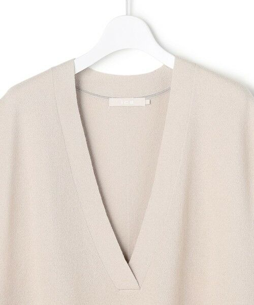 L size ONWARD(大きいサイズ) / エルサイズオンワード ベスト | 【洗える】 ウールテンセルミニブークレ ニットベスト | 詳細6