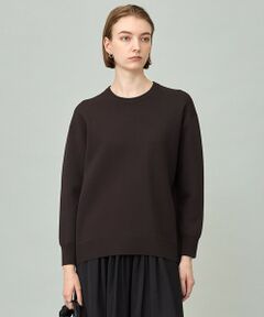 L size ONWARD(大きいサイズ) / エルサイズオンワード ニット・セーター | 【洗える】 シンセティックダブルフェイス ニットプルオーバー