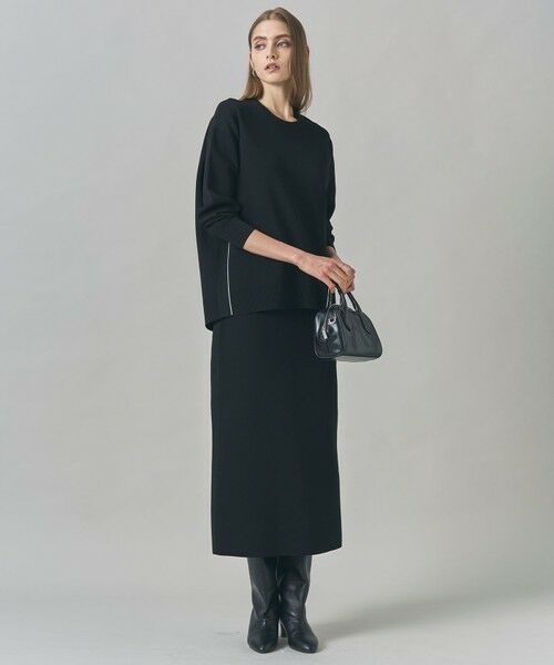 L size ONWARD(大きいサイズ) / エルサイズオンワード ニット・セーター | 【洗える】 シンセティックダブルフェイス ニットプルオーバー | 詳細21