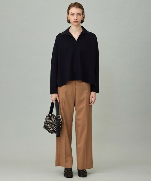 L size ONWARD(大きいサイズ) / エルサイズオンワード ニット・セーター | 【洗える】 シンセティックダブルフェイス スキッパーニットプルオーバー | 詳細8