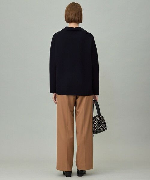 L size ONWARD(大きいサイズ) / エルサイズオンワード ニット・セーター | 【洗える】 シンセティックダブルフェイス スキッパーニットプルオーバー | 詳細9