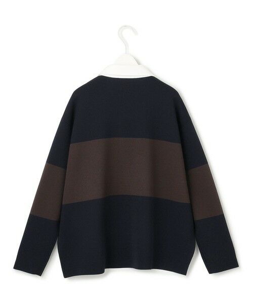 L size ONWARD(大きいサイズ) / エルサイズオンワード ニット・セーター | 【洗える】 シンセティックダブルフェイス ラガーニットプルオーバー | 詳細14