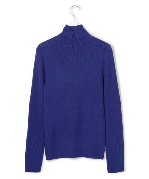 L size ONWARD(大きいサイズ) / エルサイズオンワード ニット・セーター | 【新色追加】エクストラファインメリノリブ タートルネックプルオーバー | 詳細16