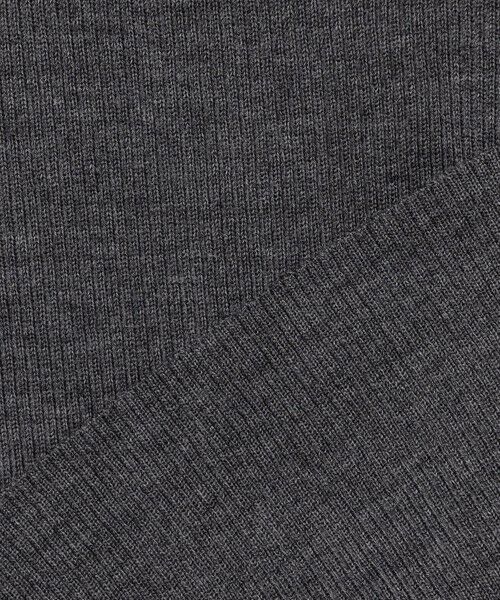 L size ONWARD(大きいサイズ) / エルサイズオンワード ニット・セーター | 【新色追加】 エクストラファインメリノリブ Vネックプルオーバー | 詳細10