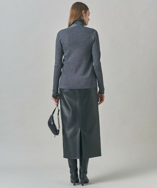 L size ONWARD(大きいサイズ) / エルサイズオンワード カーディガン・ボレロ | 【洗える】 エクストラファインメリノリブ Vネックカーディガン | 詳細2