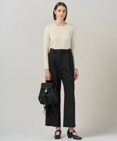 L size ONWARD(大きいサイズ) / エルサイズオンワード ニット・セーター | 【洗える】 エクストラファインメリノ クルーネックプルオーバー | 詳細10