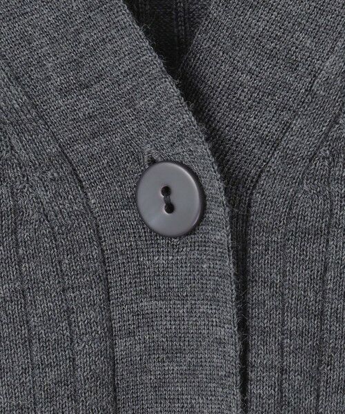 L size ONWARD(大きいサイズ) / エルサイズオンワード ニット・セーター | 【洗える】エクストラファインメリノリブ ヘンリーネック プルオーバー | 詳細7