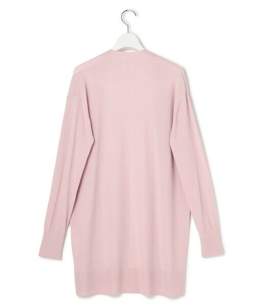 L size ONWARD(大きいサイズ) / エルサイズオンワード カーディガン・ボレロ | 【洗える】コンパクトファインウール ロングカーディガン | 詳細6