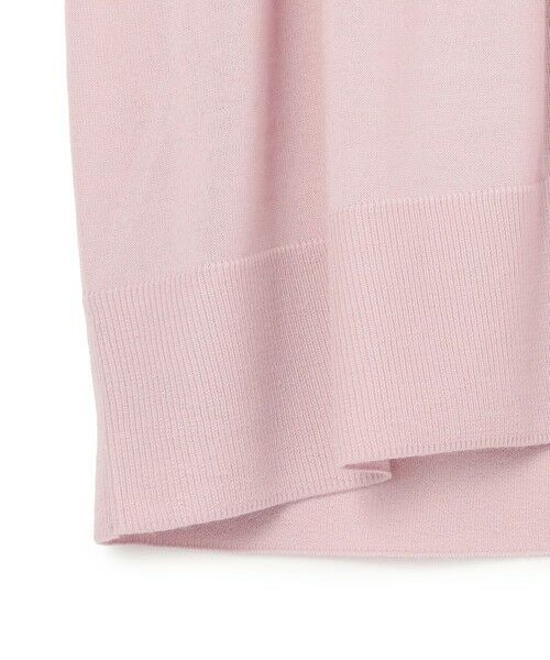 L size ONWARD(大きいサイズ) / エルサイズオンワード カーディガン・ボレロ | 【洗える】コンパクトファインウール ロングカーディガン | 詳細9