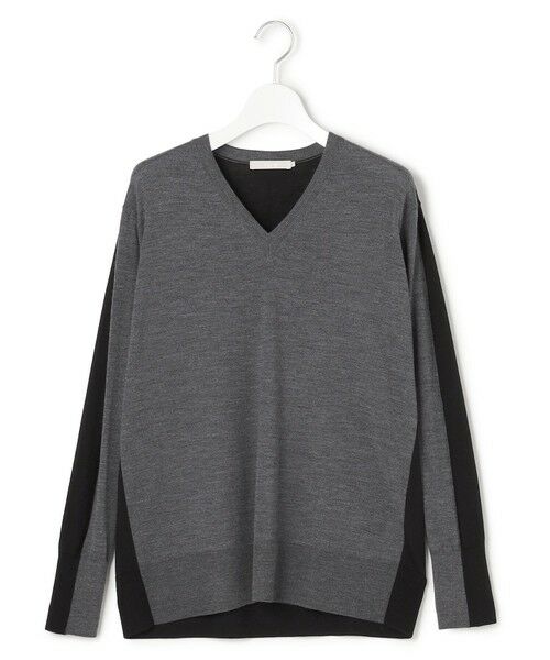 L size ONWARD(大きいサイズ) / エルサイズオンワード ニット・セーター | 【洗える】コンパクトファインウール Vネックニット | 詳細21