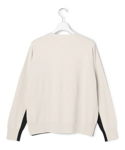 L size ONWARD(大きいサイズ) / エルサイズオンワード ニット・セーター | 【洗える】マットヴィスコースポリエステル ブロッキングニット | 詳細8