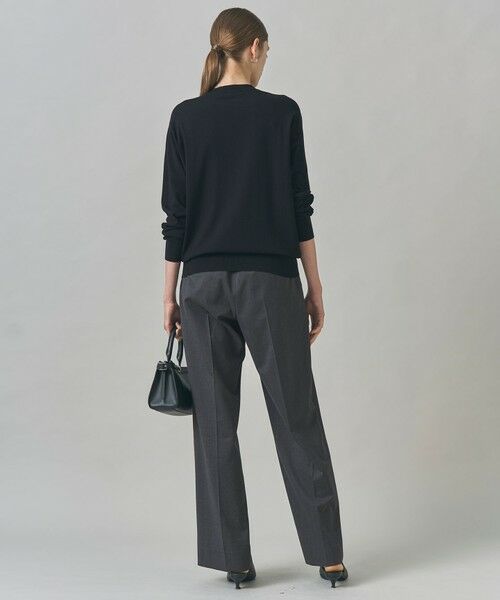 L size ONWARD(大きいサイズ) / エルサイズオンワード ニット・セーター | 【洗える】マットヴィスコースポリエステル ブロッキングニット | 詳細13