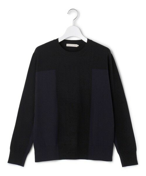 L size ONWARD(大きいサイズ) / エルサイズオンワード ニット・セーター | 【洗える】マットヴィスコースポリエステル ブロッキングニット | 詳細15