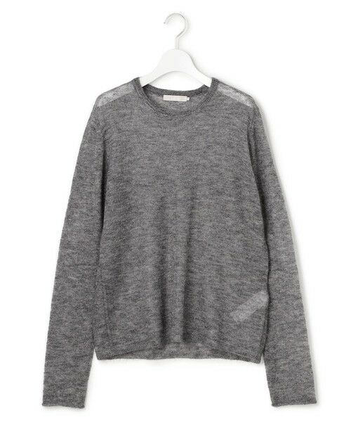 L size ONWARD(大きいサイズ) / エルサイズオンワード ニット・セーター | 【洗える】 シルキーシアーモヘヤ ニットプルオーバー | 詳細4
