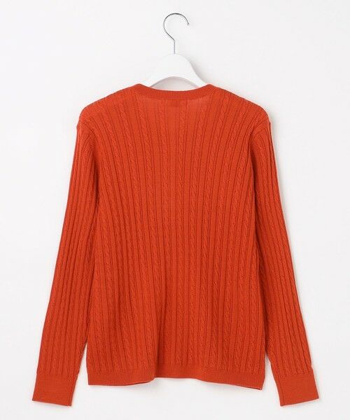 L size ONWARD(大きいサイズ) / エルサイズオンワード カーディガン・ボレロ | KNIT BASIC クルーネック カーディガン | 詳細7