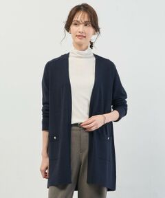 L size ONWARD(大きいサイズ) / エルサイズオンワード カーディガン・ボレロ | KNIT BASIC ロング カーディガン