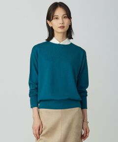 L size ONWARD(大きいサイズ) / エルサイズオンワード ニット・セーター | Cotton Wool ボートネック ニット