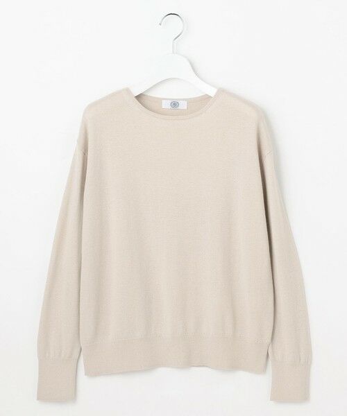 L size ONWARD(大きいサイズ) / エルサイズオンワード ニット・セーター | Cotton Wool ボートネック ニット | 詳細3