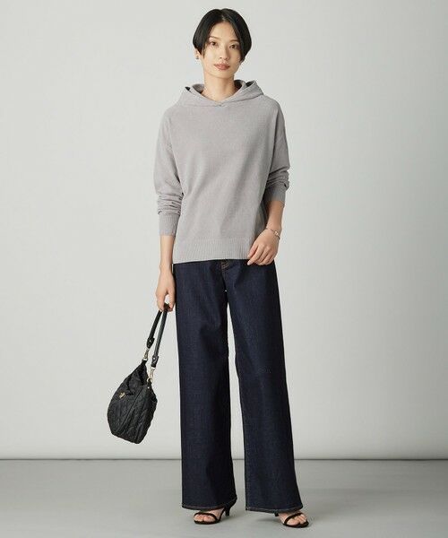 L size ONWARD(大きいサイズ) / エルサイズオンワード ニット・セーター | CHENILLE フーデッド ニット | 詳細1