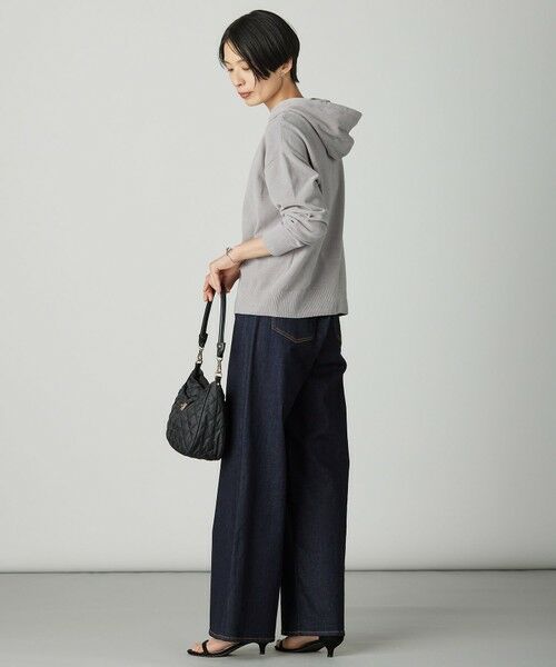 L size ONWARD(大きいサイズ) / エルサイズオンワード ニット・セーター | CHENILLE フーデッド ニット | 詳細2