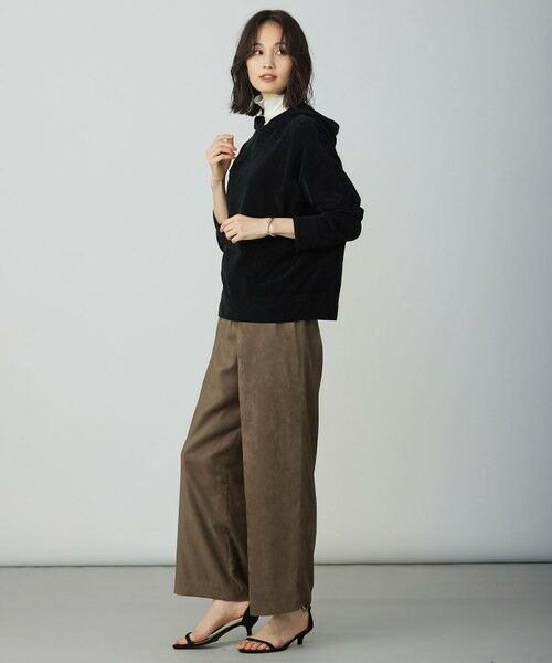 L size ONWARD(大きいサイズ) / エルサイズオンワード ニット・セーター | CHENILLE フーデッド ニット | 詳細5