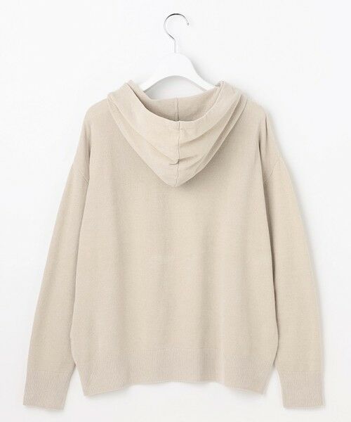 L size ONWARD(大きいサイズ) / エルサイズオンワード ニット・セーター | CHENILLE フーデッド ニット | 詳細12