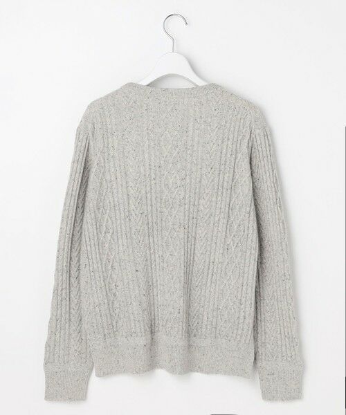 L size ONWARD(大きいサイズ) / エルサイズオンワード ニット・セーター | NEP クルーネック ケーブルニット | 詳細4