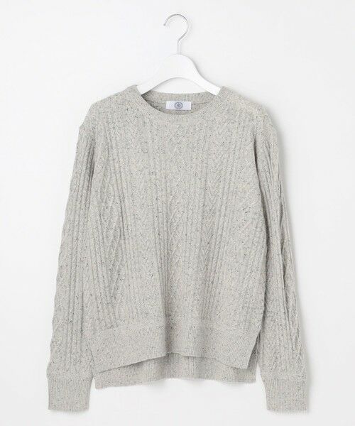 L size ONWARD(大きいサイズ) / エルサイズオンワード ニット・セーター | NEP クルーネック ケーブルニット | 詳細3