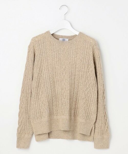 L size ONWARD(大きいサイズ) / エルサイズオンワード ニット・セーター | NEP クルーネック ケーブルニット | 詳細11