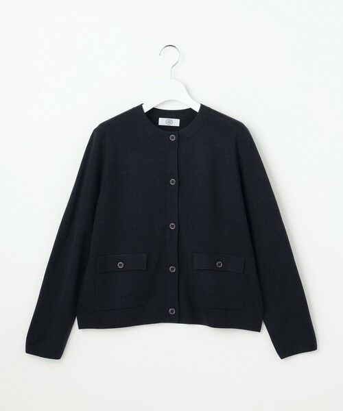 L size ONWARD(大きいサイズ) / エルサイズオンワード カーディガン・ボレロ | WORETED WOOL BLEND カーディガン | 詳細4
