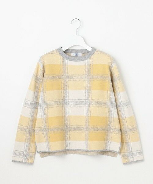 L size ONWARD(大きいサイズ) / エルサイズオンワード ニット・セーター | Wooly Stretch Plaid ニット | 詳細7